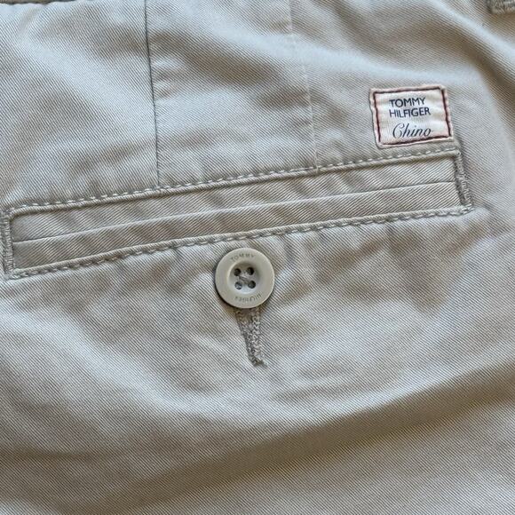 Tommy Hilfiger Women’s Chino Pants Khaki Beige Size 2 Cotton Slim - Picture 12 of 13